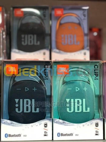Enceinte JBL CLIP 4 Bluetooth Légère Avec Mousqueton Intégré