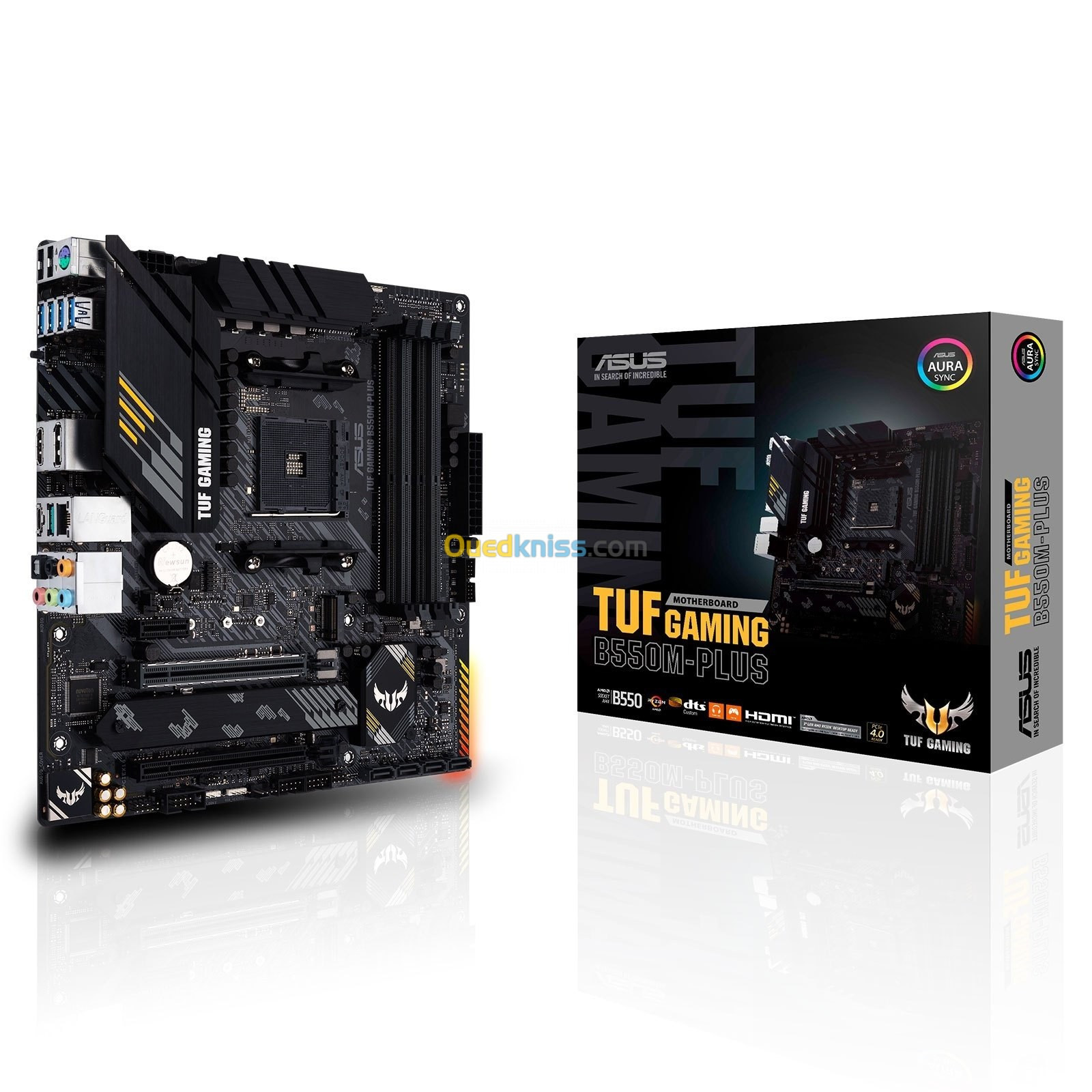 Carte Mère ASUS TUF GAMING B550M-PLUS Micro ATX Socket AM4 AMD - 4x DDR4 - SATA 6Gb