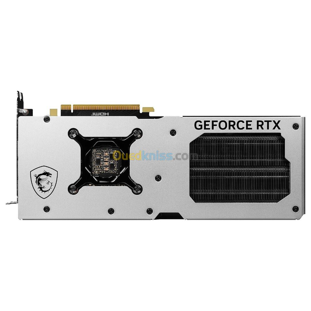 MSI GEFORCE RTX 4070 SUPER 12G GAMING X SLIM GDDR6X - 2655 MHZ - JUSQU'À 1440P -  DUAL SLOT - WHITE