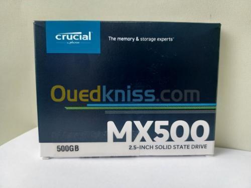 Crucial MX500 500 Go 3D NAND SATA 2.5 Pouces 7 Mm Solid State Drive