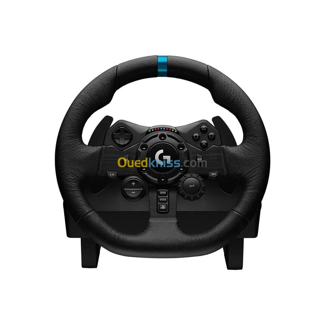 LOGITECH G G923 VOLANT DE COURSE - AVEC PÉDALES - TRUEFORCE - INDICATEUR DE RÉGIME - PC / PS 5 / PS4