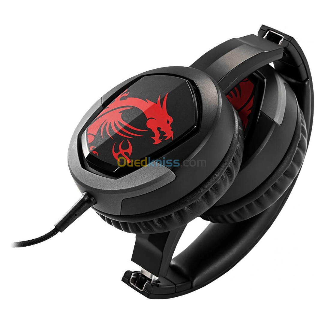 MSI MERSE GH30 V2 CASQUE GAMING HEADSET - MICROPHONE DÉTACHABLE - PLIABLE