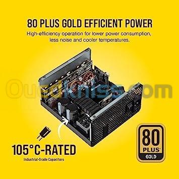 ALIMENTATION CORSAIR RM750E 750 WATTS 80PLUS GOLD MODULAIRE