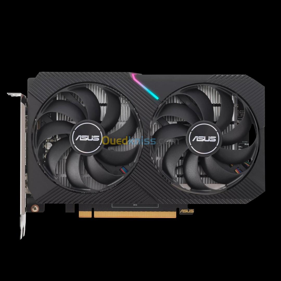 ASUS Radeon RX 6400 DUAL 4G - 4 Go GDDR6 - HDMI/DisplayPort - PCI Express