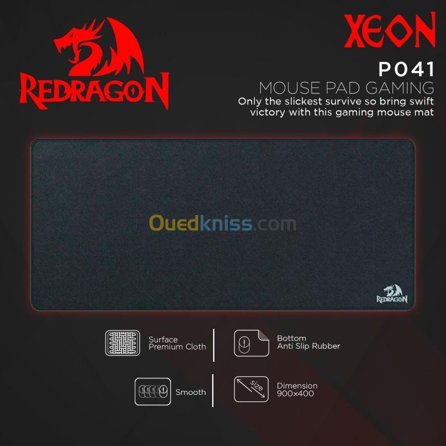 TAPIS DE SOURIS REDRAGON XEON P041 - GAMING 90 X 40 CM - Large Premium XL - IMPERMÉABLE -