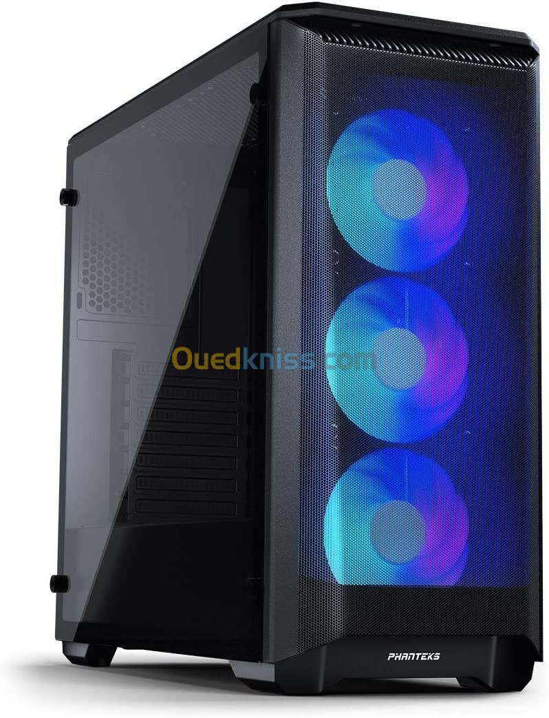 Boîtier Phanteks Eclipse P400A RGB Moyen Tour Avec Fenêtre Latérale En Verre Trempé