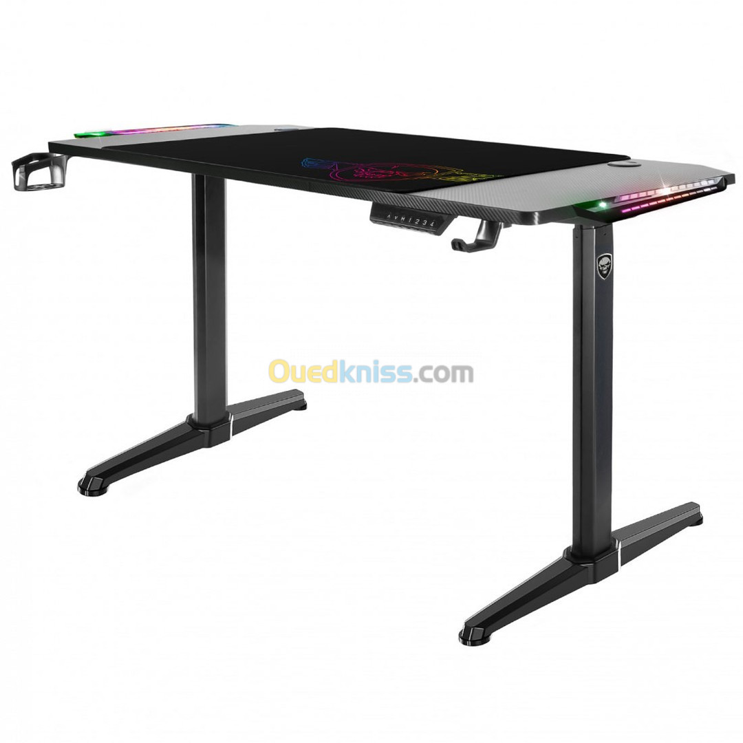 Spirit Of Gamer Headquarter 800 Bureau Pour Gamer - Eclairage RGB - Supports Casque-