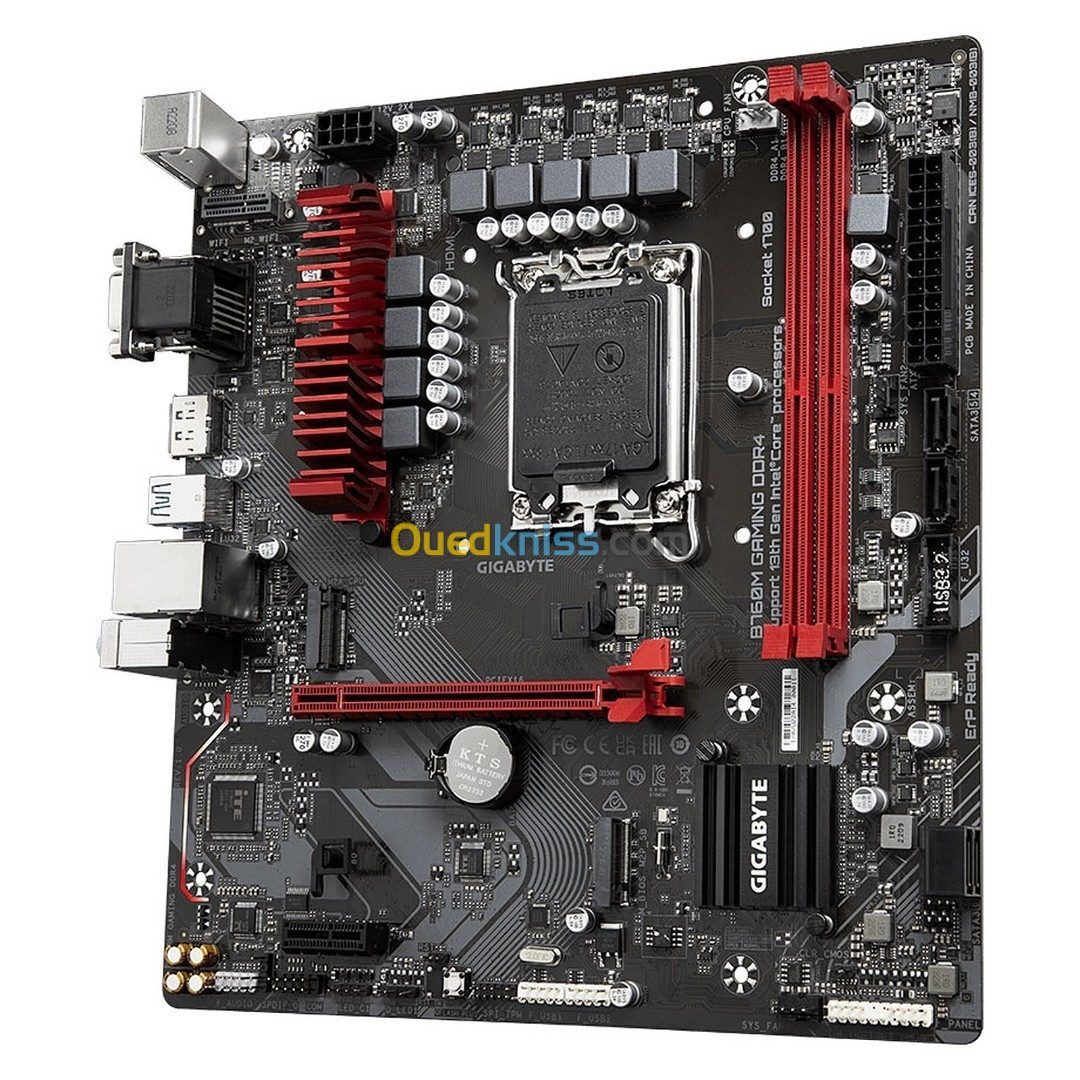 Gigabyte B760M GAMING DDR4 Micro ATX Socket 1700 Intel - M.2 PCIe 4.0 - USB 3.0 - PCI-Express 4.0