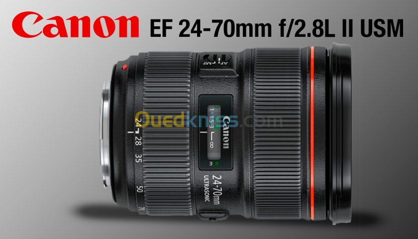 Canon Objectif EF 24-70 Mm F/2,8 L USM II