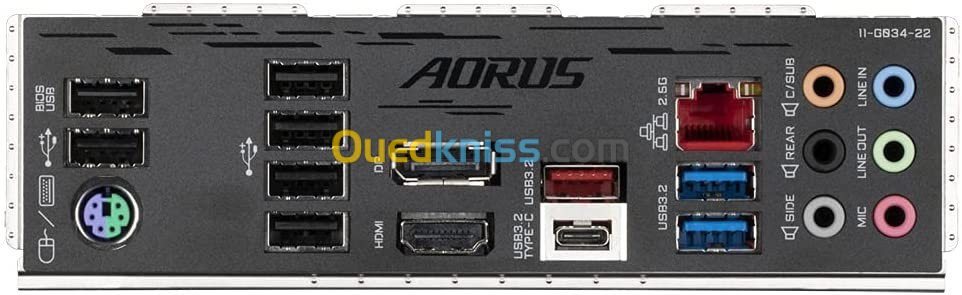 Carte Mère GIGABYTE B560M AORUS PRO - LGA 1200 Micro ATX - 4x DDR4 - M.2- USB 3.2 - PCI-Express 4.0