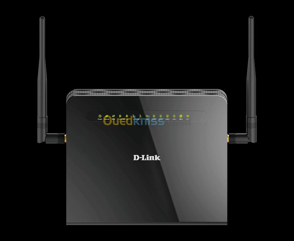 D-Link Modem AC1200 5 Dbi DSL-G2452DG -  VDSL2 / ADSL2 - Dual Bond -