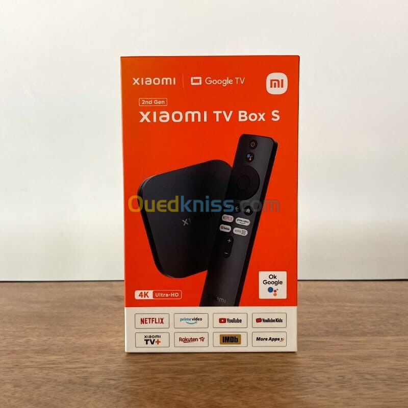 Xiaomi TV Box S Android 2e Génération 4K Ultra HD