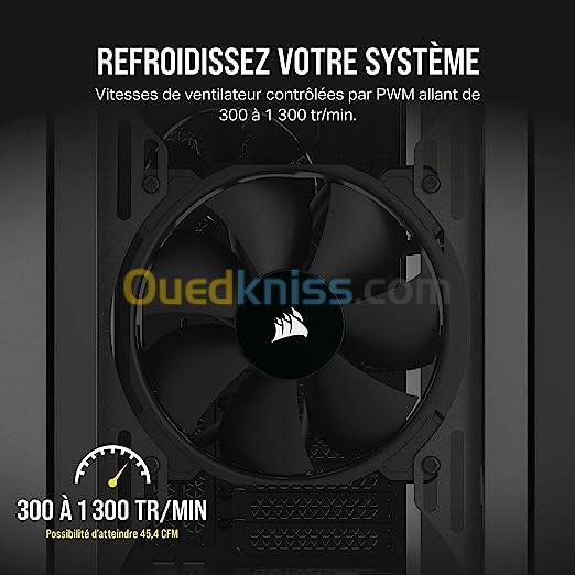 Corsair SP120 Elite Ventilateur De Boîtier Hydraulique PWM 120 Mm Avec Technologie Corsair Airguide