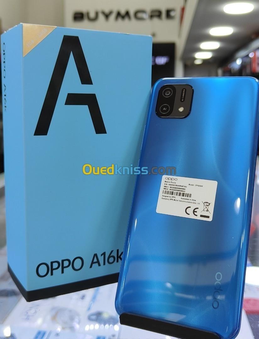 OPPO OPPO A16K - 3 GB - 32 GB - 6.52" IPS - 4230 MAh - 13 Mp - Blister -