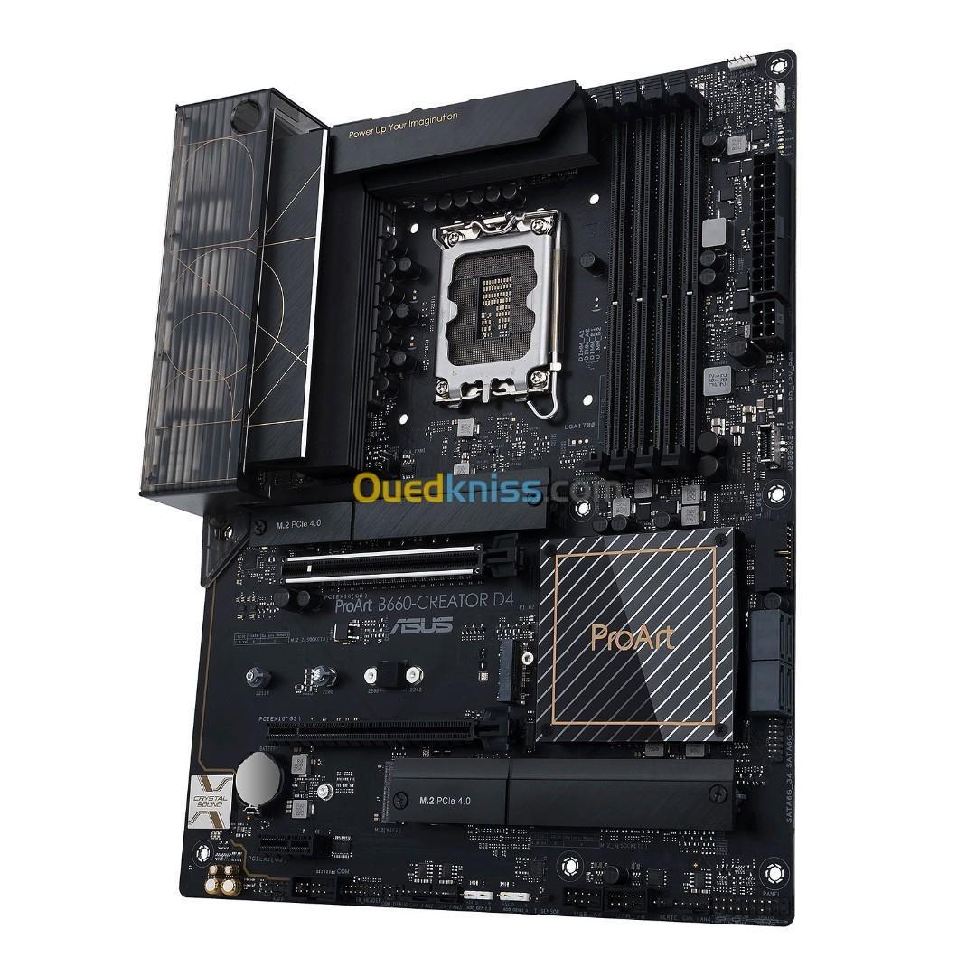 ASUS ProArt B660-CREATOR D4 ATX Socket 1700 Intel B660 Express - 4x DDR4 - M.2 PCIe 4.0 - USB 3.1