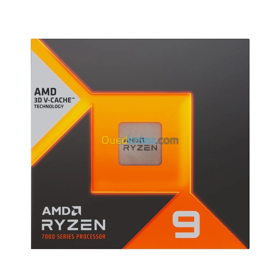 AMD RYZEN 9 7900X3D - 12 CORE - 24 THREADS - SOCKET AM5 AMD 3D - CACHE 140 MO - TDP 120W - BOXE