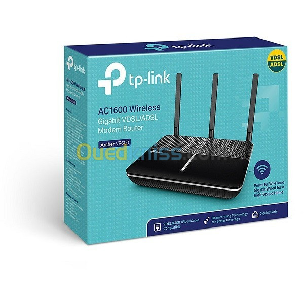 TP-Link Archer VR600 Modem Routeur WiFi AC1600 Gigabit VDSL/ADSL