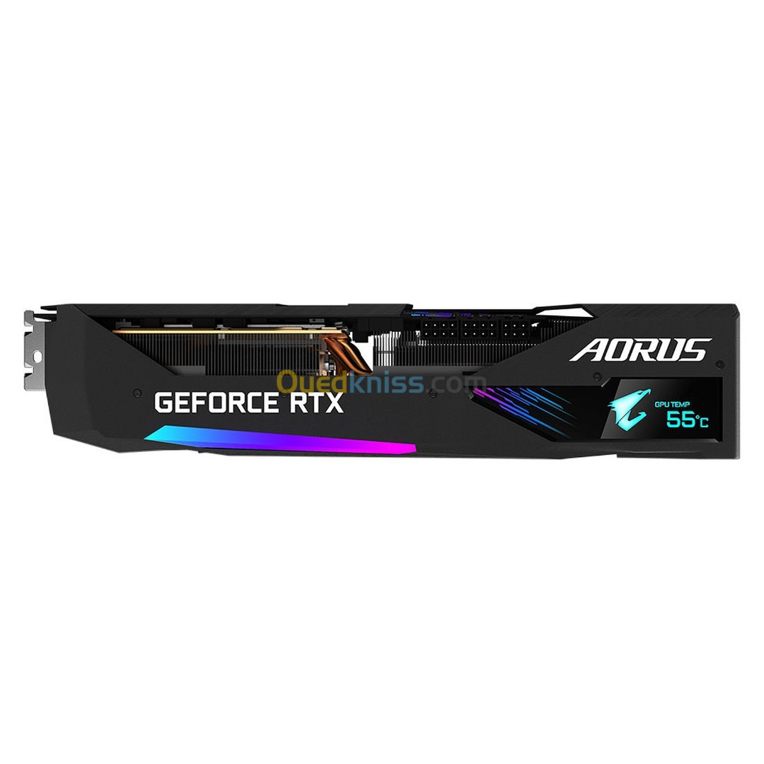 Gigabyte AORUS GeForce RTX 3070 Ti MASTER 8G - LHR - GDDR6X - Tri