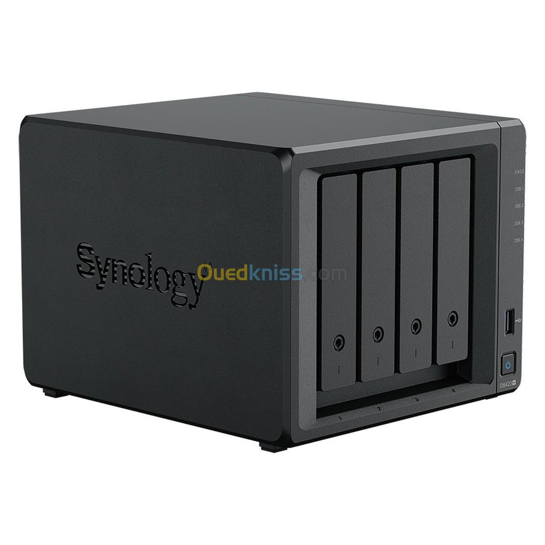 SYNOLOGY DiskStation DS423+ Serveur NAS 4 Baies - Quad Core J4125 2.0GHz - RAM 2Go DDR4 Extensible