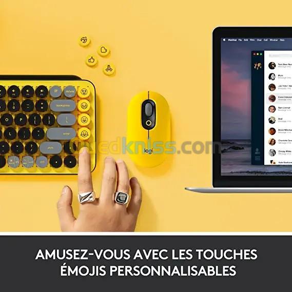 Logitech POP Keys Clavier Sans Fil Bluetooth - Touches Mécaniques