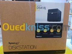 Synology DiskStation DS418j Barebone Serveur NAS 4 Baies Hautes Performances