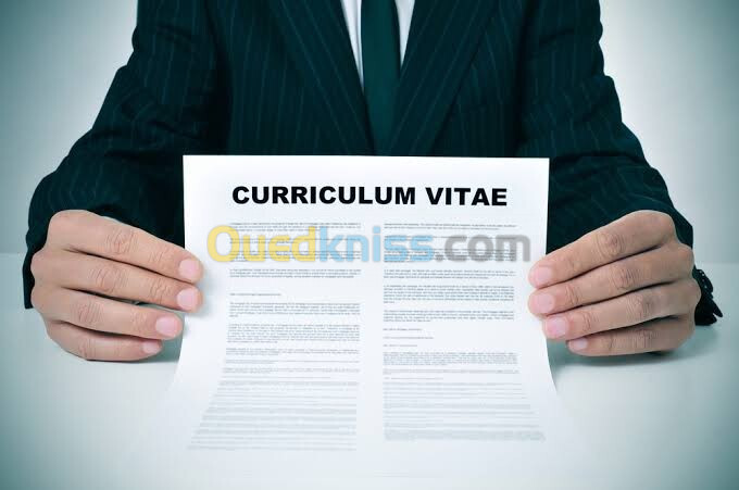 CV professionnel""بمختلف اللغات  -إنشاء سيرة ذاتية إحترافية