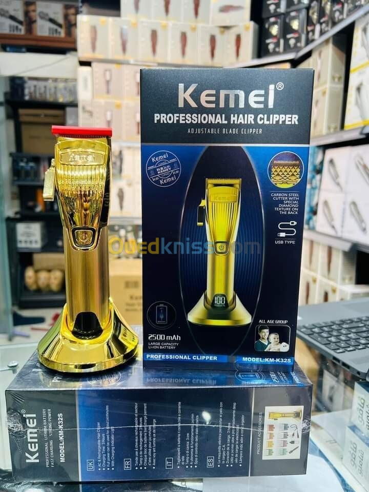 Tondeuse kemei K32s rechargeable 