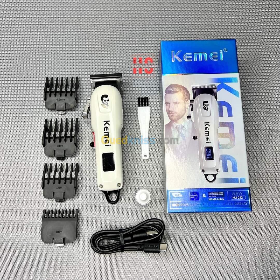 tondeuse kemei 232 rechargeable 