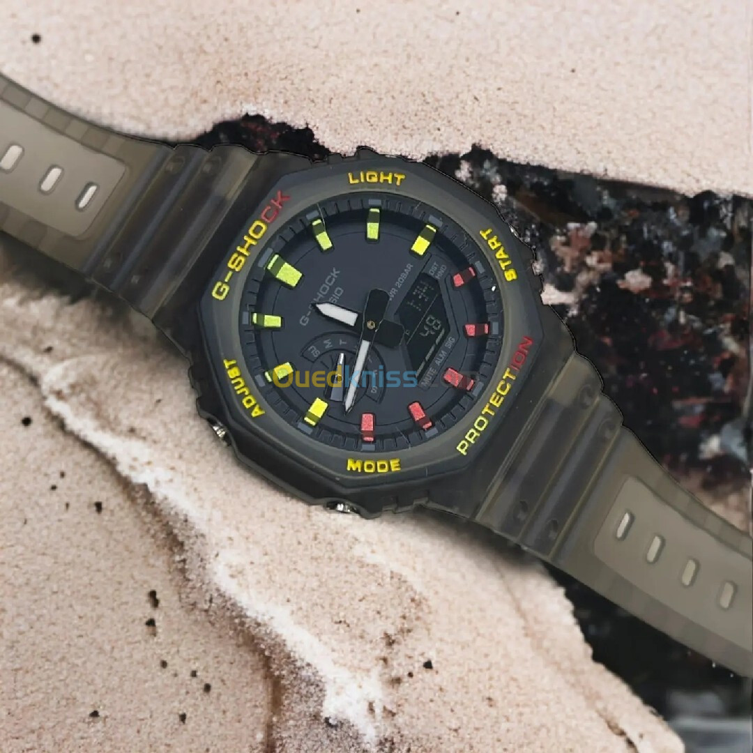 Montre Casio G-Shock Gris Nardo transparant Jamaica