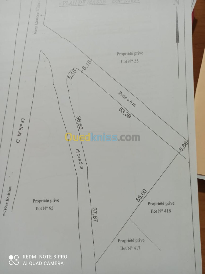 Vente Terrain Tipaza Kolea