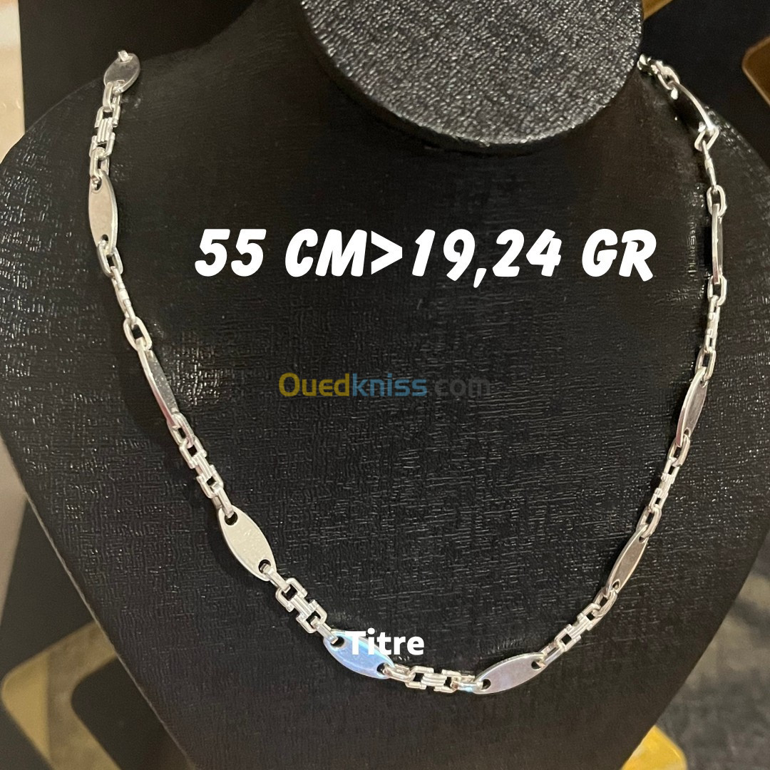 Collier argent 925 سلاسل فضة