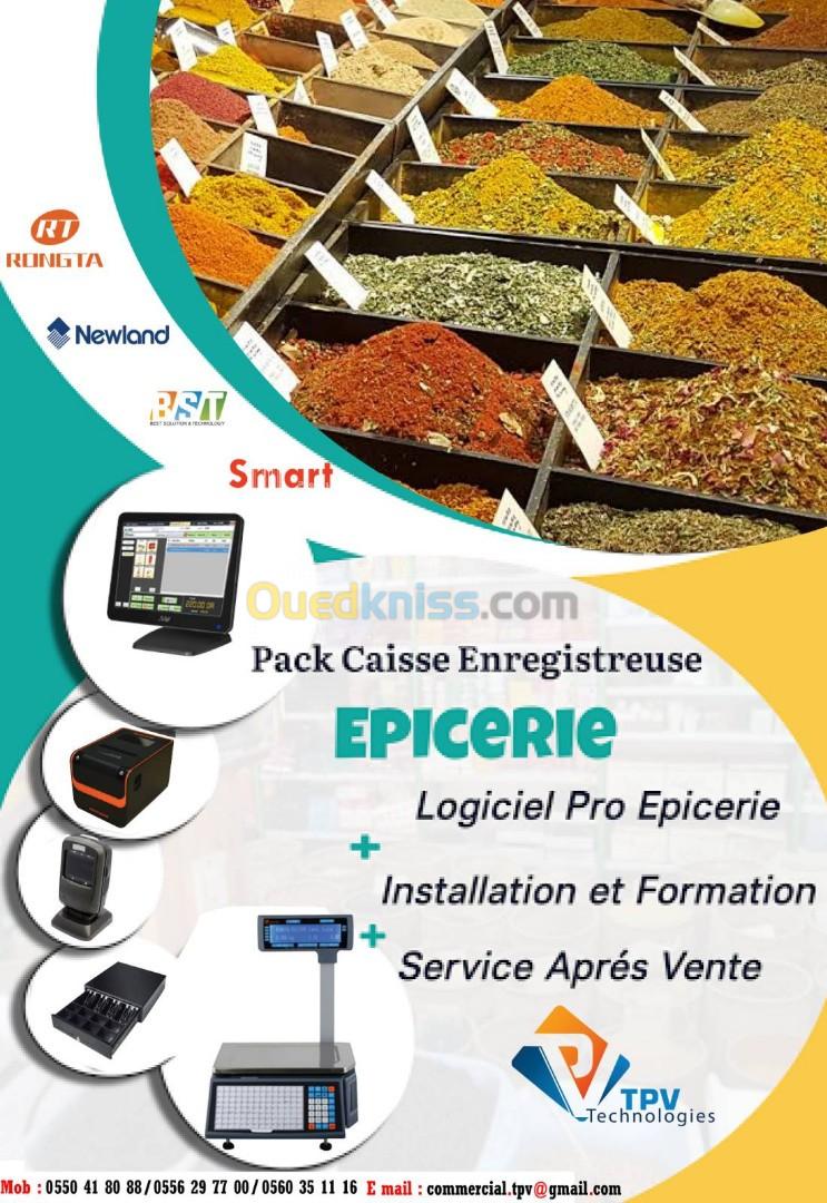 PACK CAISSE ENREGISTREUSE ÉPICERIE