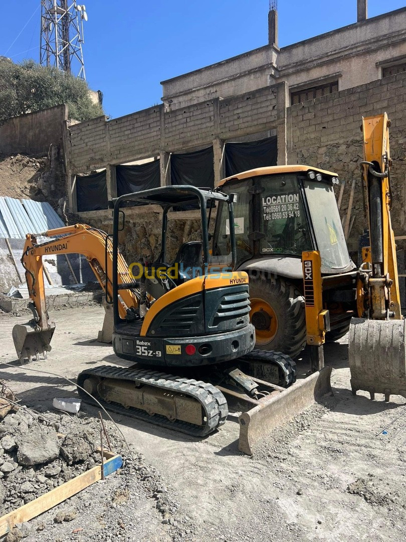 Location jcb mini pelle 