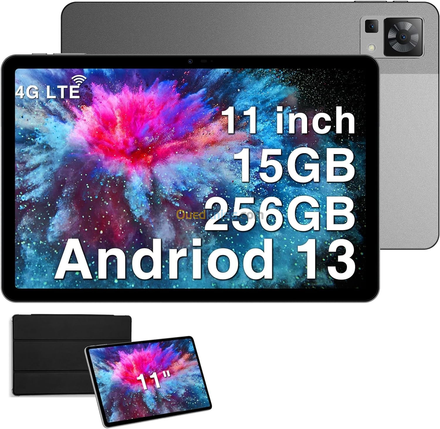 DOOGEE T30 Pro Tablette 2023 Android 13, 11 Pouces 2.5K Tablette tactiles,  15+256GB/ 8580mA/20 MP+8MP/Helio G99/Dual 4G LTE+5G WiFi/Widevine  L1/Type-C/OTG/GPS - Alger Algeria