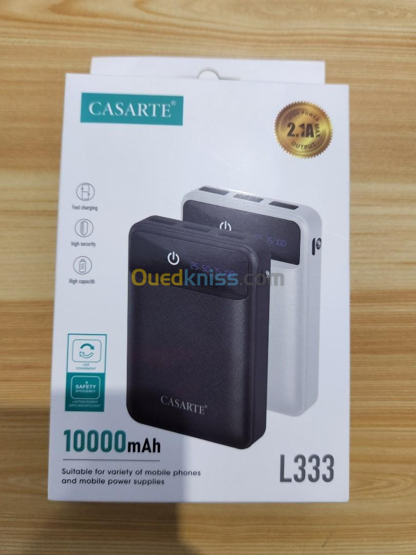 power bank casarte 1000mah.     - livraison 58 wilayas et paiement à la livraison  