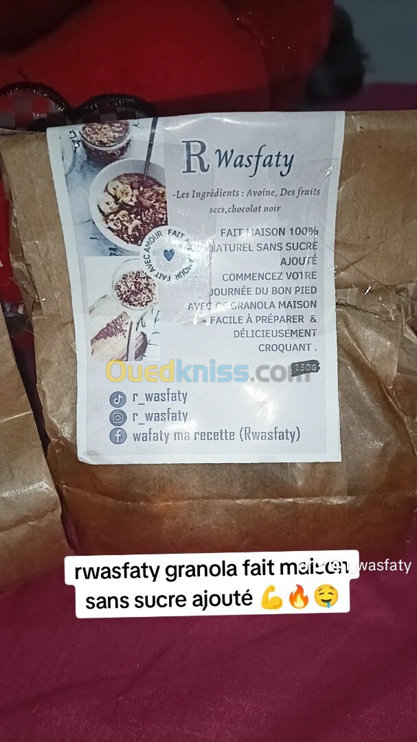 Rwasfaty granola