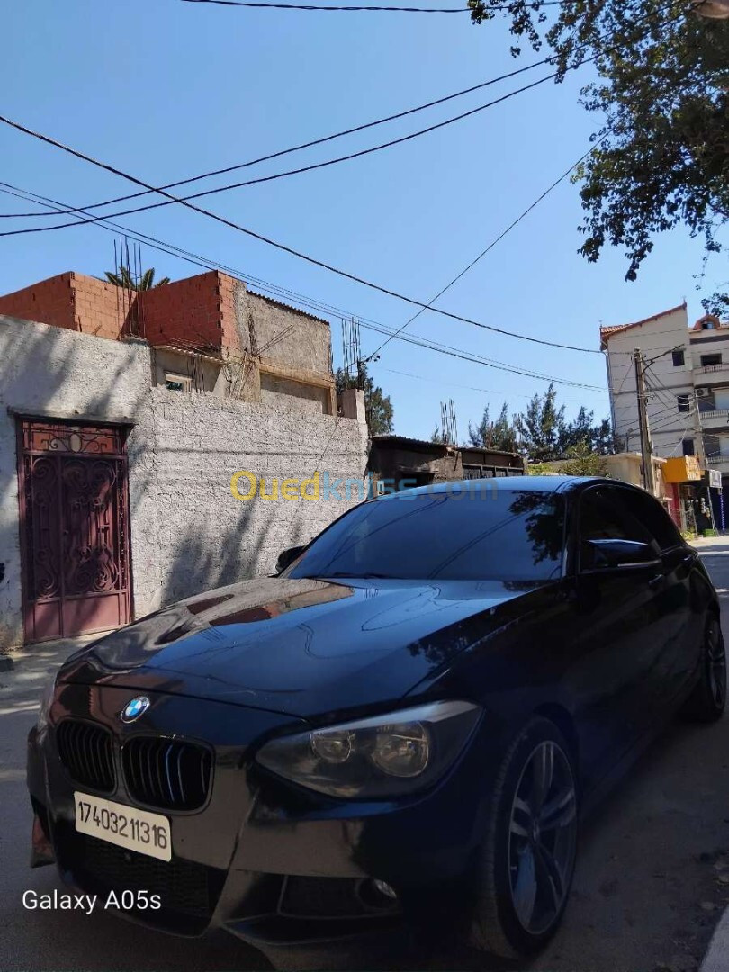 BMW Série 1 2013 Mafihach sbigha fiha l aille avant cote droit à froid Hada makan