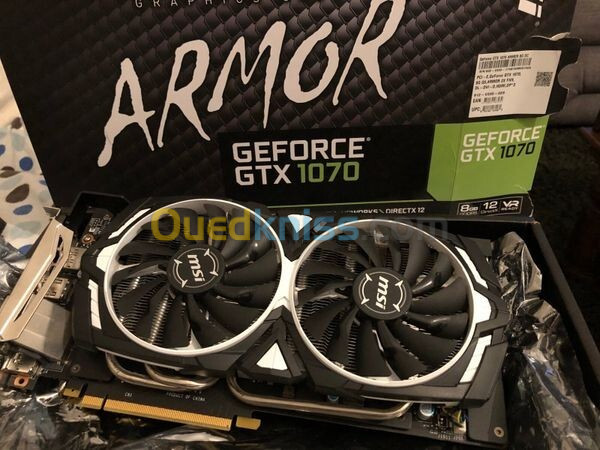 Nvidia gtx 1070 OC Armor  8gb