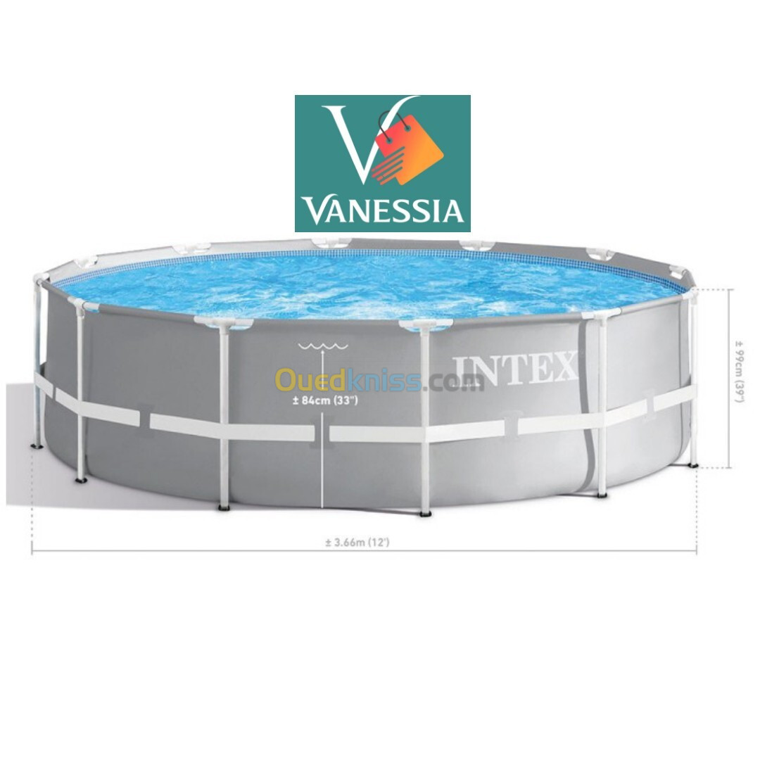 Piscine Intex 3.70m*3.66m avec pompe