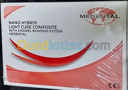 NANO HYBRID COMPOSITE 7 SYRINGE 4G + 2*2ML BONDING (MEDENTAL) KIT