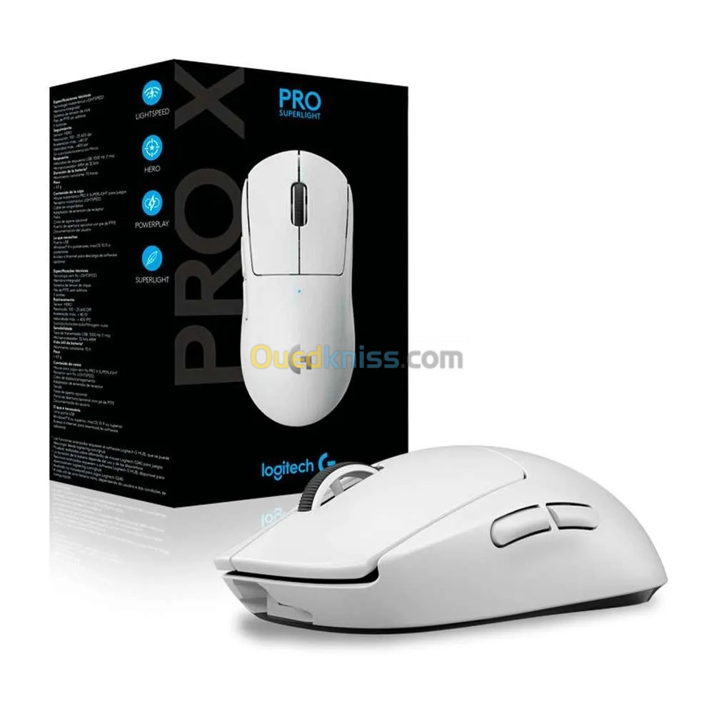 logitech pro superlight white