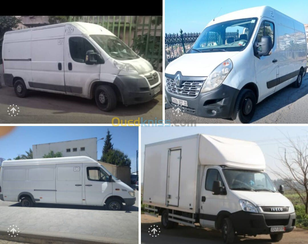 نقل البضائع والترحيل transport de marchandise et demenagement 58 wilaya alger 