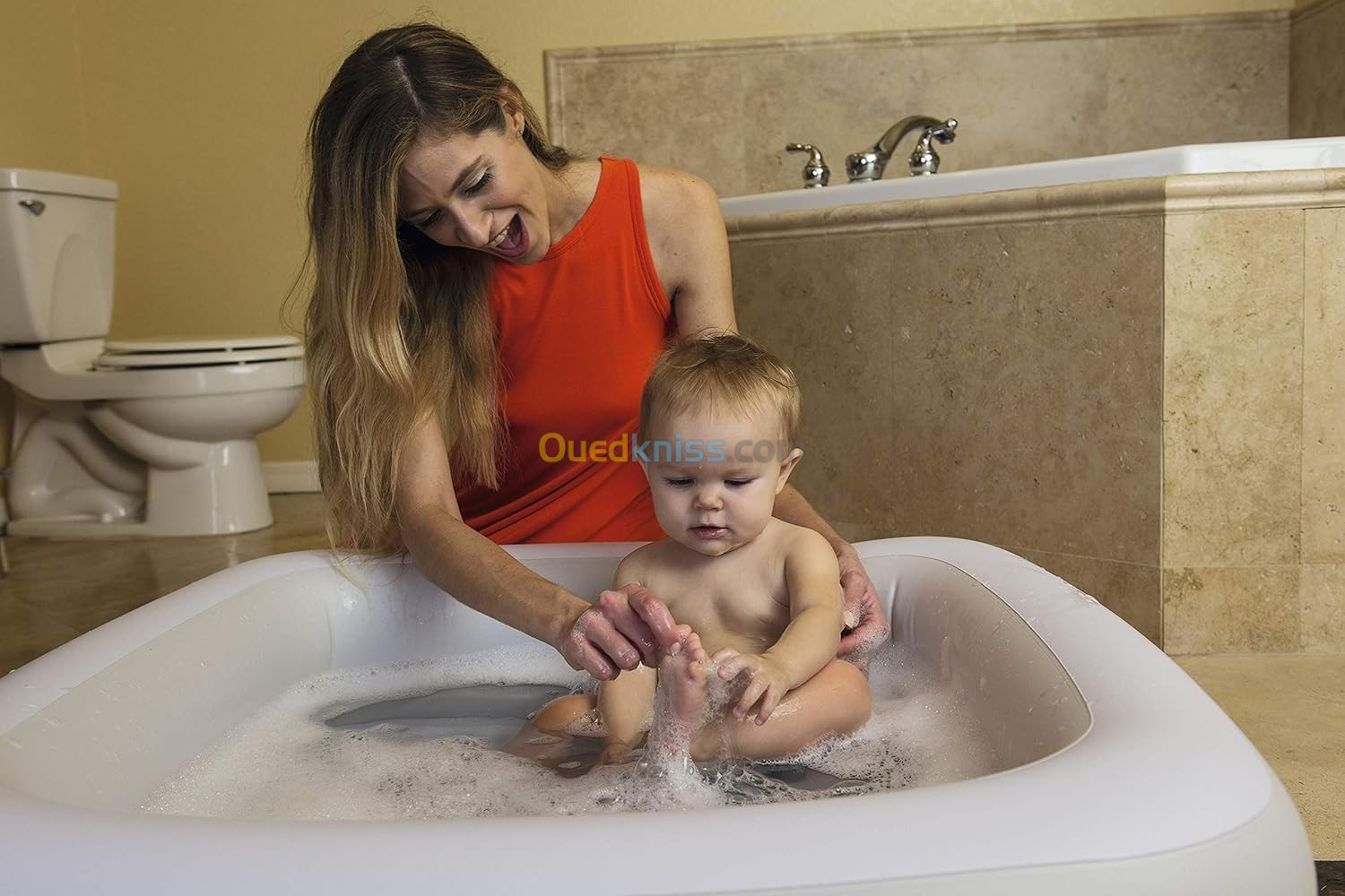 Baignoire Piscine Gonflable carré pour Bébé 