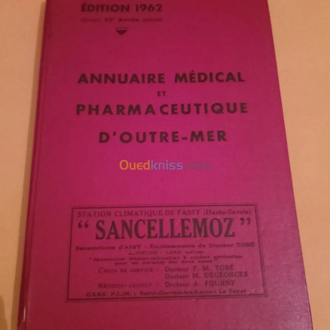 Annuaire médical et pharmaceutique 1962