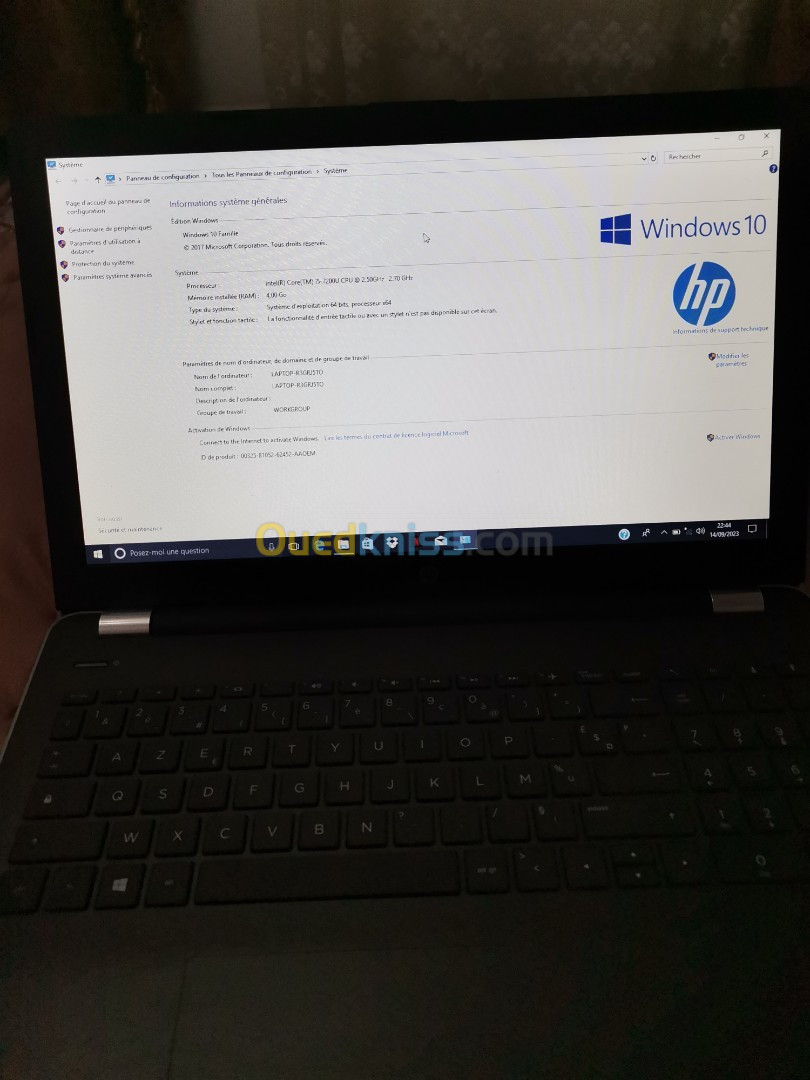 hp notebook 15 bs075nf 