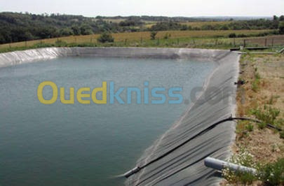 Bassin agricole en geomembrane