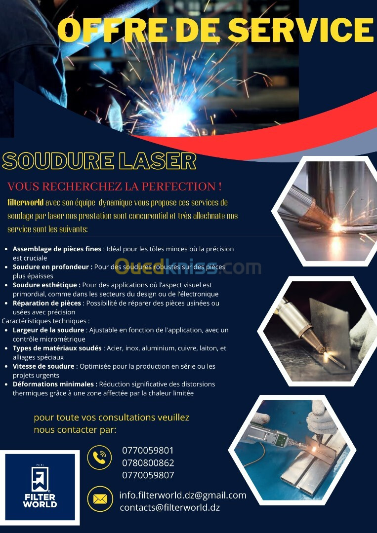 découpage laser, pliage et soudage laser  