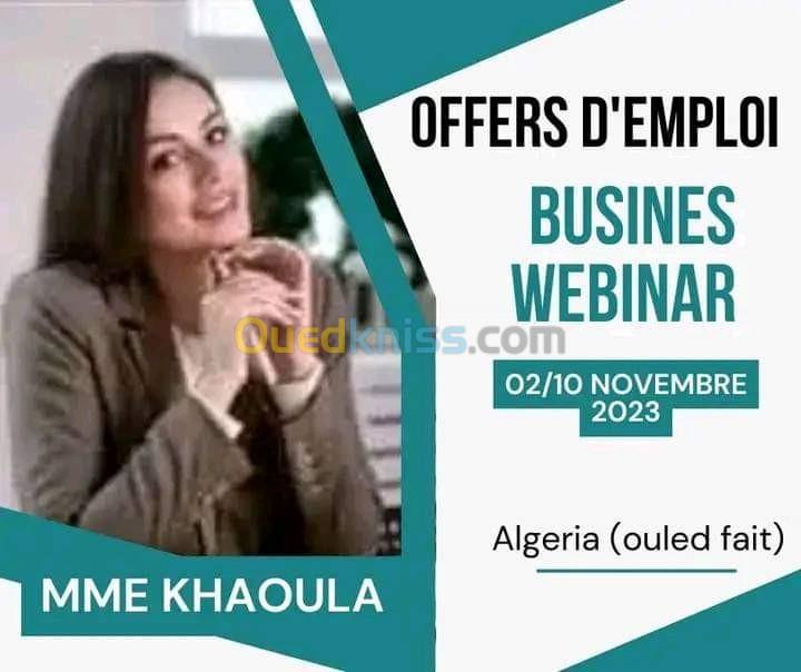 Offre d'emploi alger 