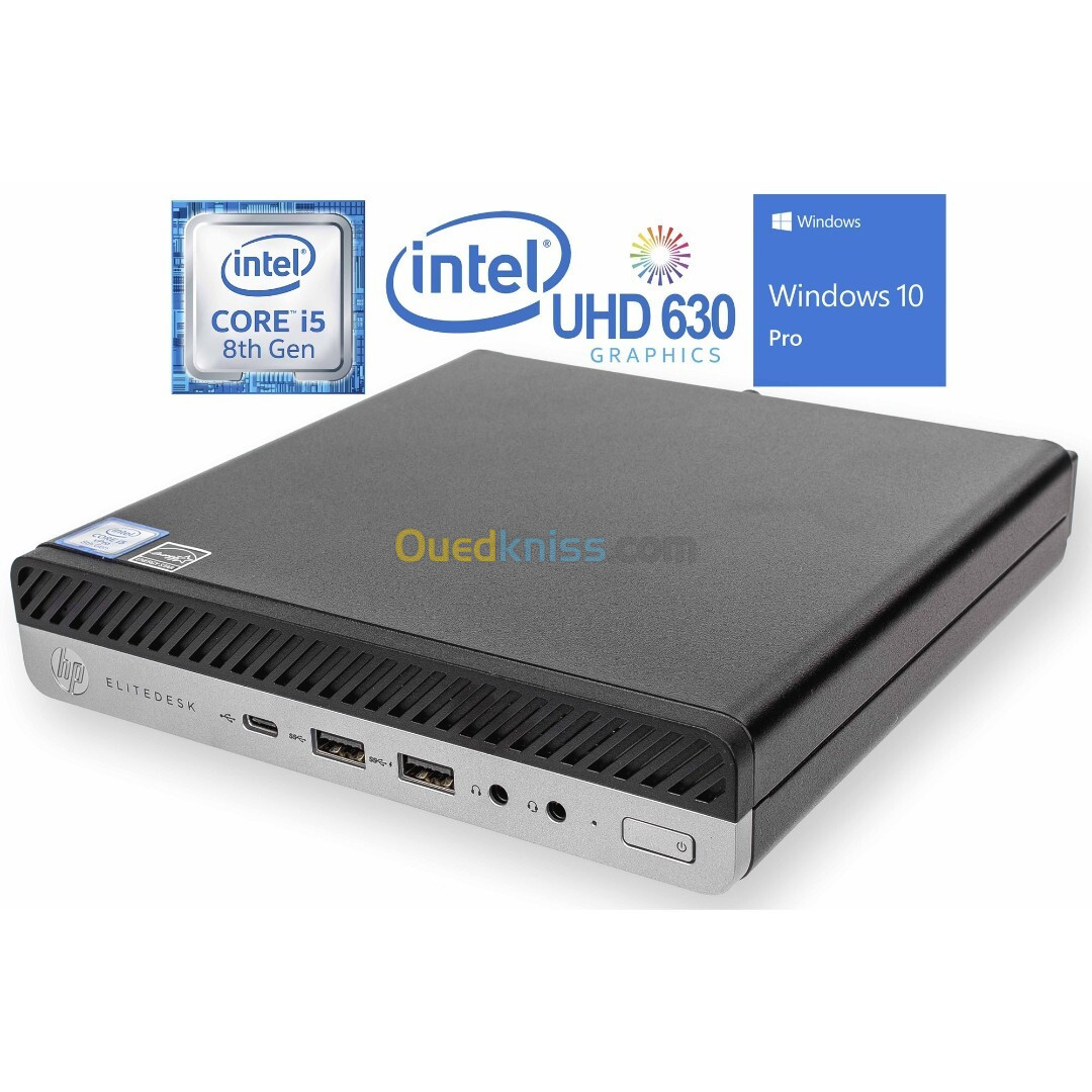 MINI TOUR HP ELITEDESK 800 G4 I5-8500T/8G/256SSD/WIN10