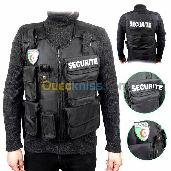  Gilet SECURITE Professionnel Standard Et Multi Poches